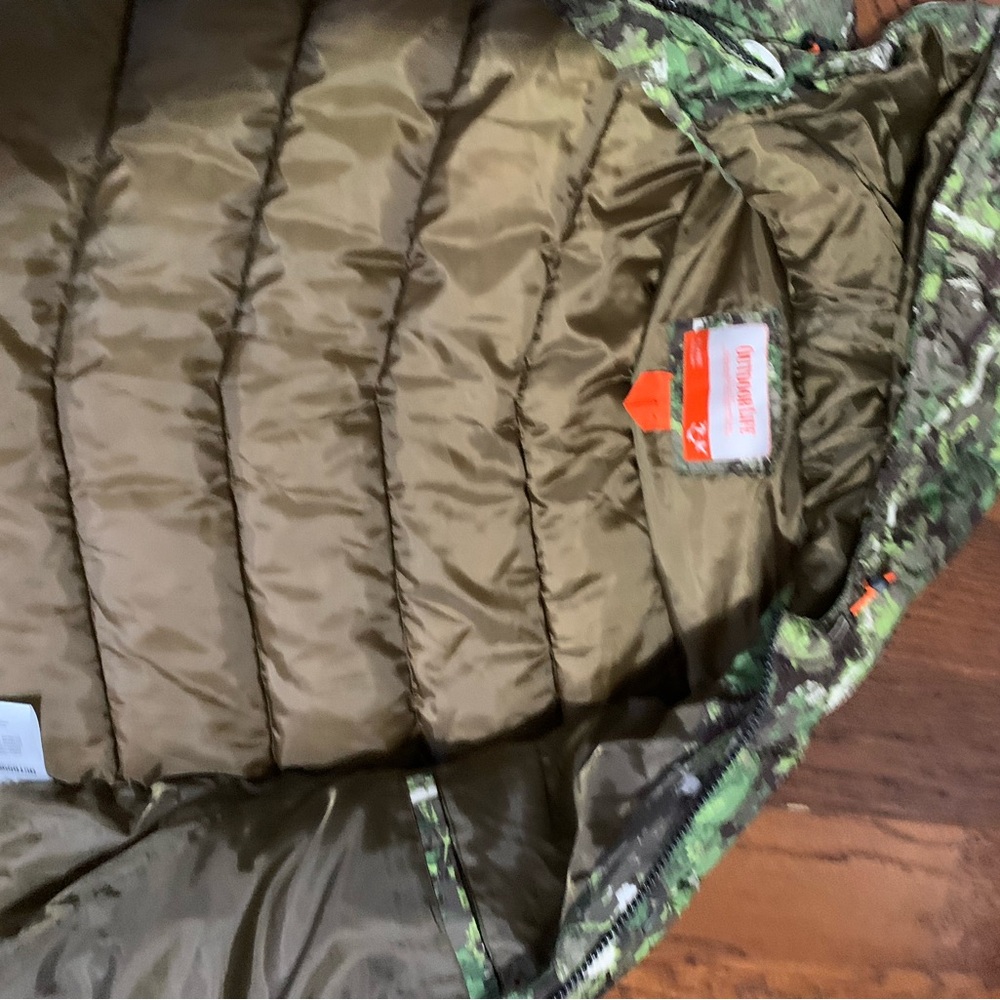 Camouflage Puffer Coat